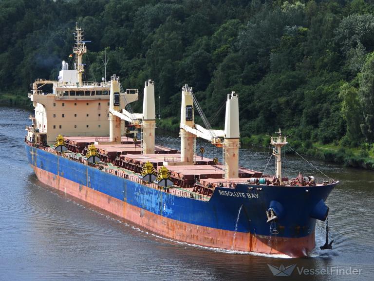 RESOLUTE BAY, Bulk Carrier Details and current position IMO 9626314