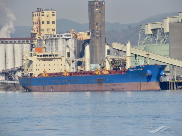RESOLUTE BAY, Bulk Carrier Details and current position IMO 9626314