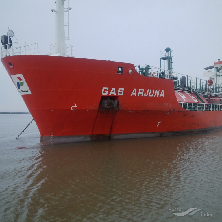 GAS ARJUNA, LPG Tanker - Details and current position - IMO 9629421 ...
