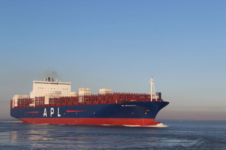 Apl De México , Ship APL MEXICO CITY Registered in Singapore – DCRBO