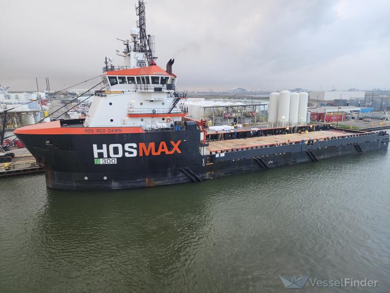 HOS RED DAWN, Offshore Tug/Supply Ship - Details and current position - IMO  9647643 - VesselFinder