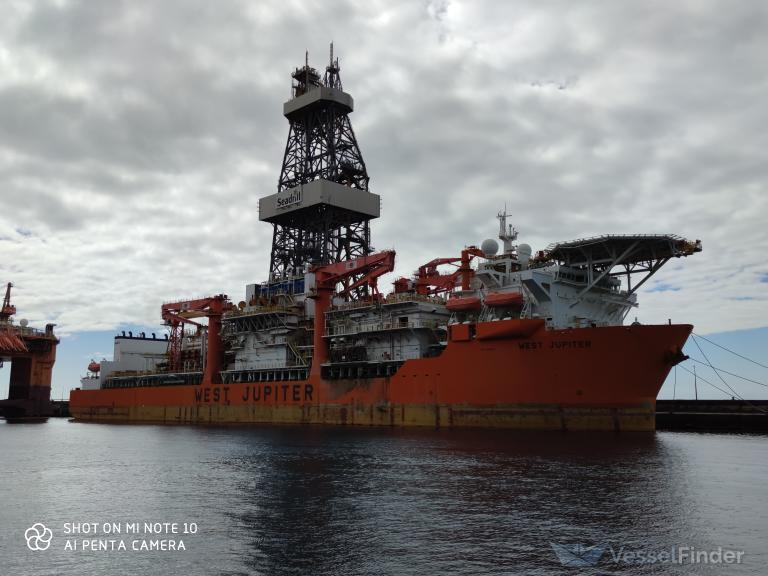 WEST JUPITER, Drilling Ship Schiffsdaten und aktuelle Position IMO
