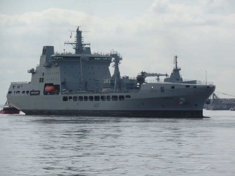 RFA TIDERACE, Vessel (function unknown) Detalles del buque y posición