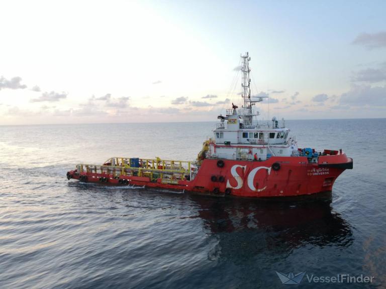 SC UNIVERSE, Offshore Tug/Supply Ship - Details and current position - IMO  9656761 - VesselFinder