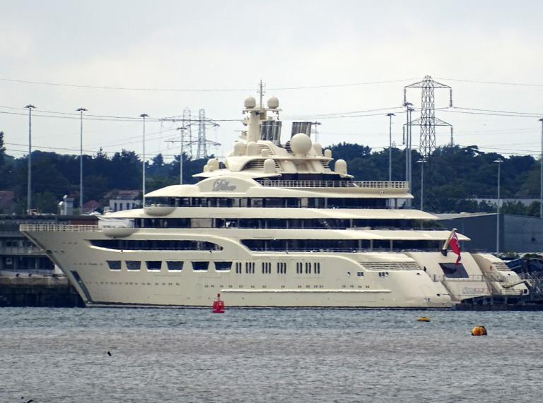 dilbar yacht aktuelle position