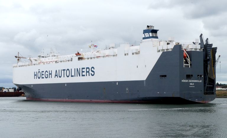 HOEGH JACKSONVILLE Current position (Vehicles Carrier, IMO 9673379) -  VesselFinder