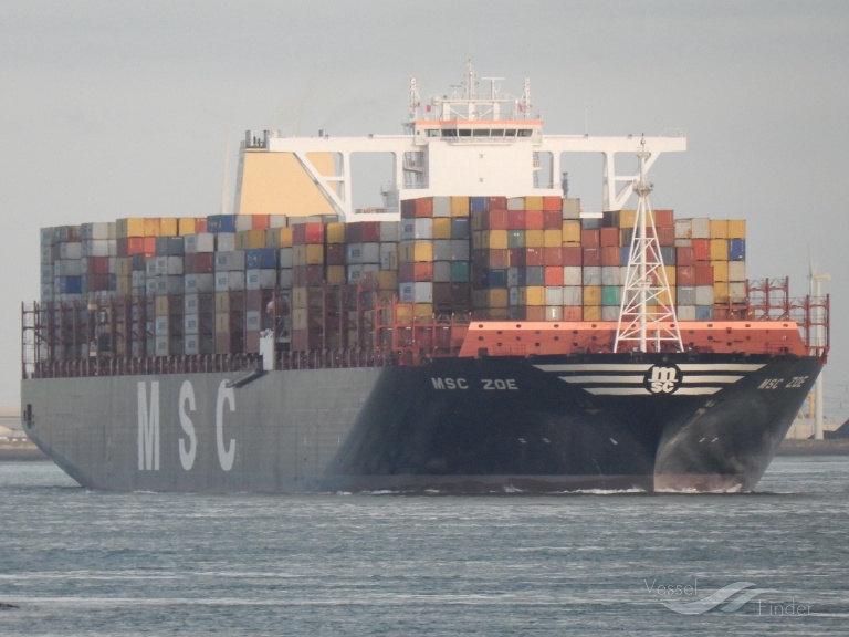 MSC ZOE, Container Ship Details and current position IMO 9703318