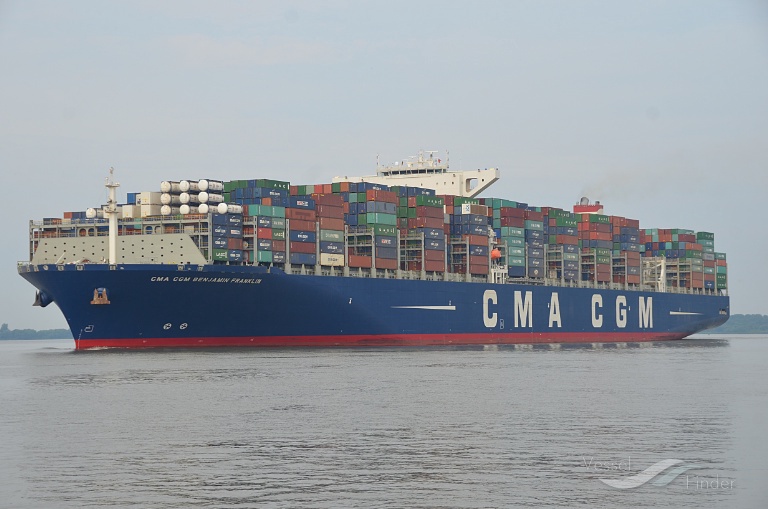 CMA CGM B FRANKLIN, Container Ship - Details And Current Position - IMO ...