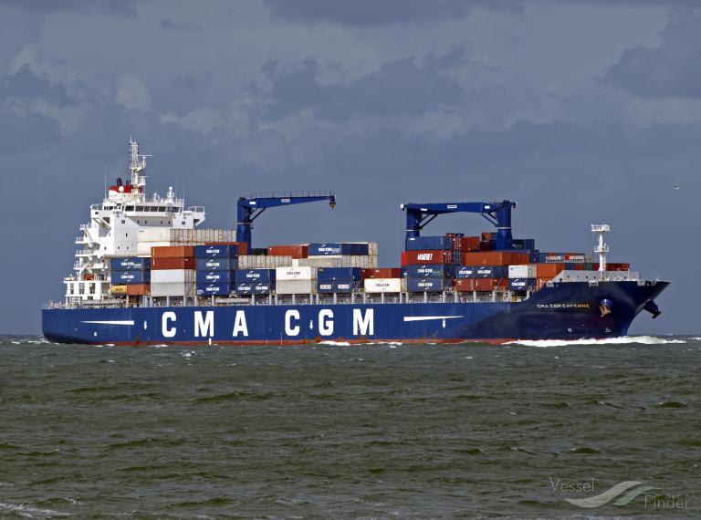 CMA CGM CAYENNE, Container Ship Détails du bateau et situation