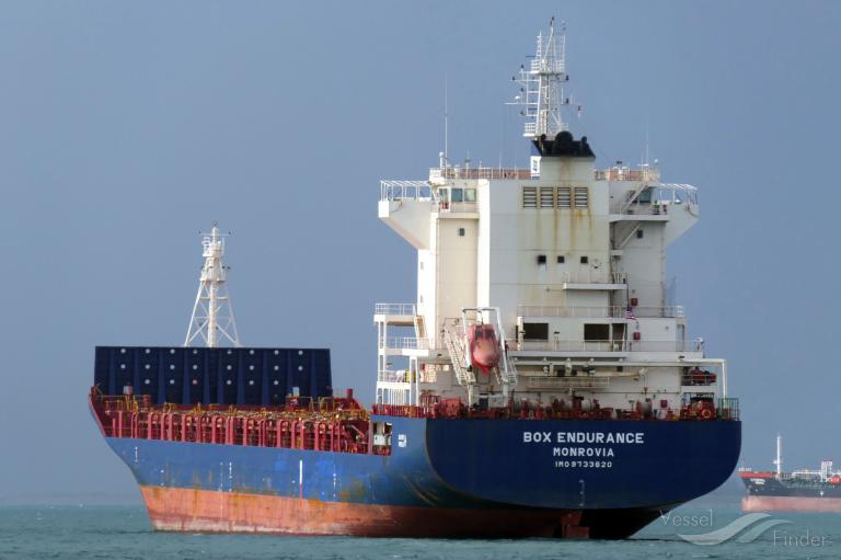 BOX ENDURANCE, Container Ship Details and current
