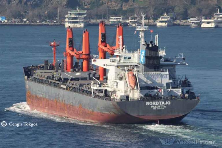 NORDTAJO, Bulk Carrier - Details and current position - IMO 9741865 -  VesselFinder