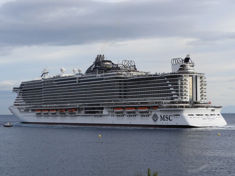 MSC SEASIDE, Passenger (Cruise) Ship - Skibsdetaljer og nuværende ...