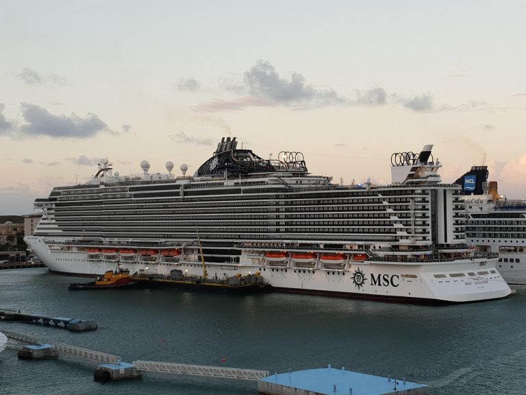 Msc Seaside Passenger Cruise Ship Details And Current Position Imo 9745366 Mmsi 248392000 3143