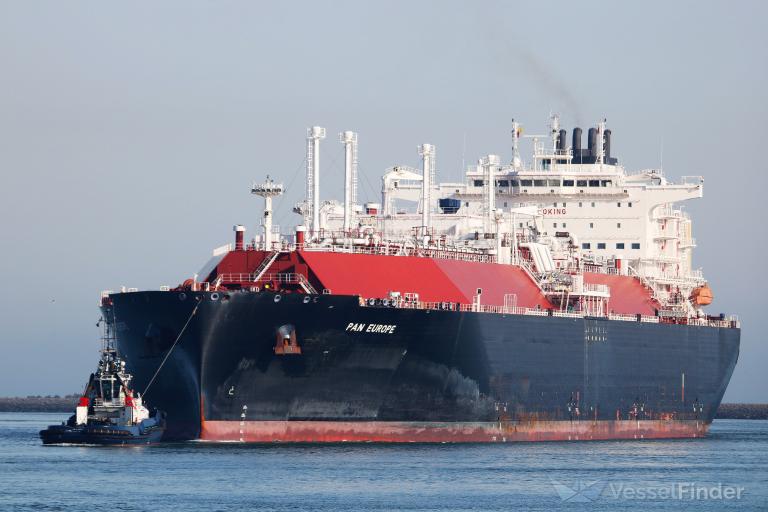 PAN EUROPE, LNG Tanker Details and current position IMO 9750244