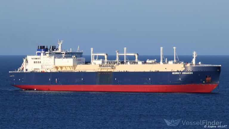 USHAKOV, LNG Tanker Dettagli della nave e posizione attuale