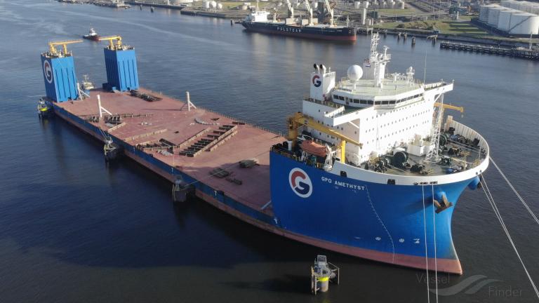 Gpo Amethyst Heavy Load Carrier Details And Current Position Imo Mmsi Vesselfinder