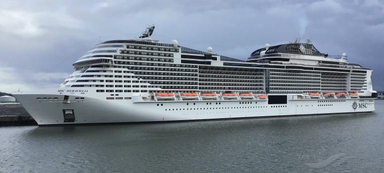 Msc Meraviglia Passenger Cruise Ship Details And Current Position Imo 9760512 Mmsi 249973000 Vesselfinder