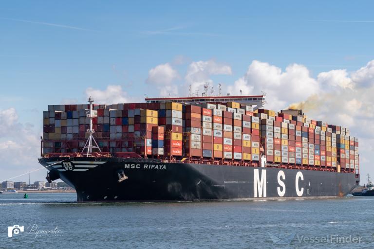 MSC RIFAYA, Container Ship - Details and current position - IMO 9767388