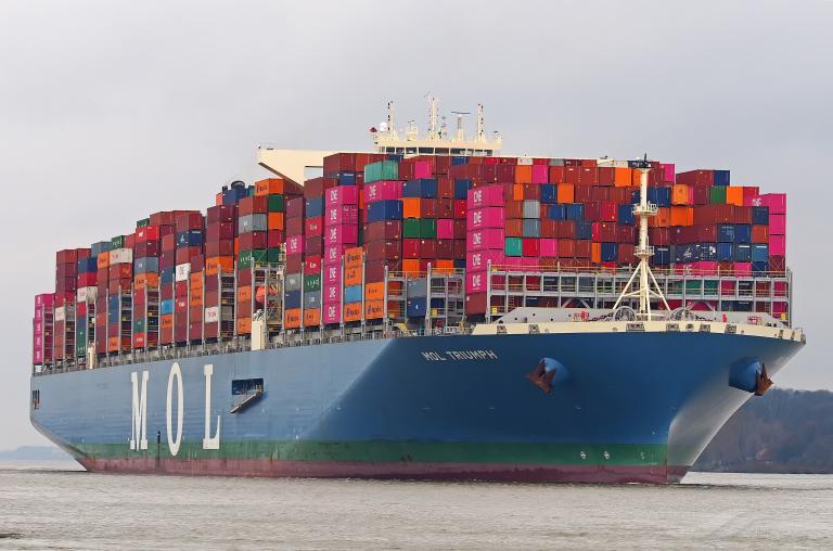 Mol Triumph Container Ship Details And Current Position Imo 9769271 Mmsi 538007360 Vesselfinder