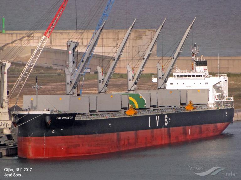 IVS WINDSOR, Bulk Carrier - Details and current position - IMO 9774458 ...