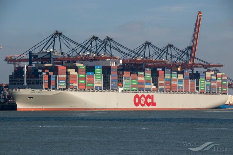 OOCL JAPAN, Container Ship - Details and current position - IMO 9776195 ...