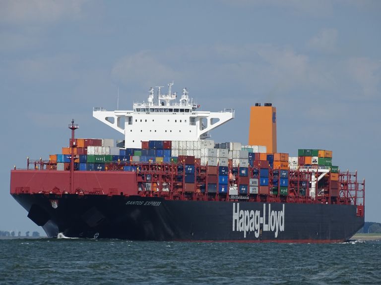 SANTOS EXPRESS, Container Ship Details and current position IMO