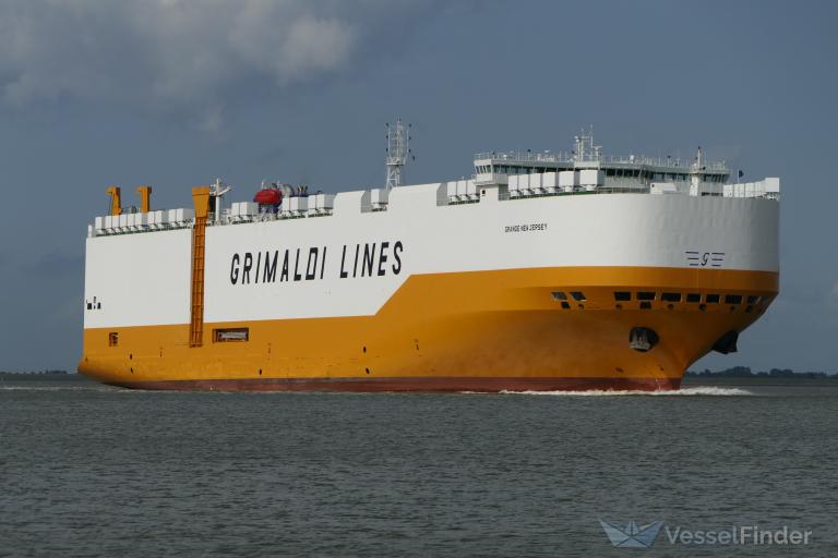 GRANDE NEW JERSEY, Vehicles Carrier - Details and current position