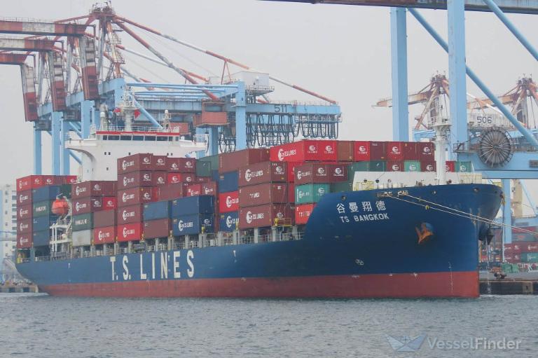 Ts Bangkok Container Ship Details And Current Position Imo Vesselfinder