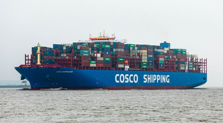 COSCO SHIPPING ROSE, Container Ship - Details and current ...