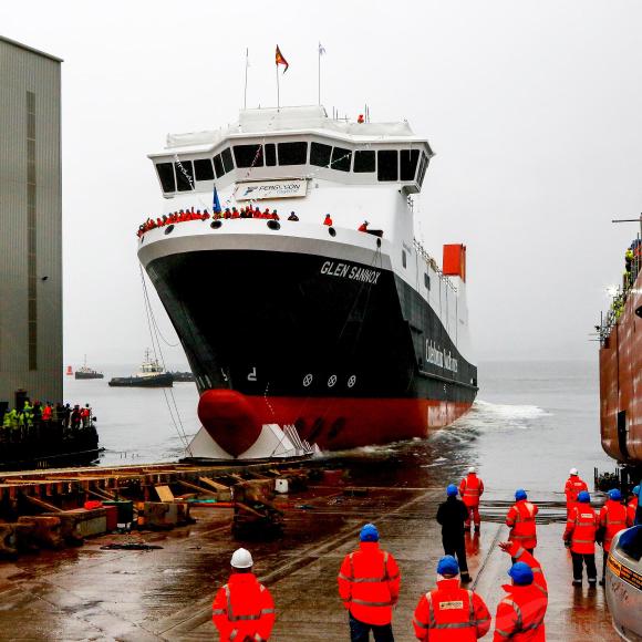 GLEN SANNOX, Passenger/RoRo Cargo Ship Details and current position