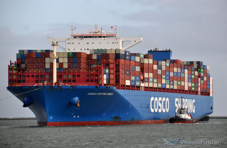 Cosco Nebula Container Ship Schiffsdaten Und Aktuelle Position Imo 9795622 Mmsi 477194400 Vesselfinder