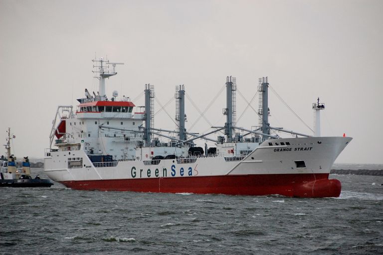 ORANGE STRAIT, Refrigerated Cargo Ship - Scheepsdetails en huidige ...