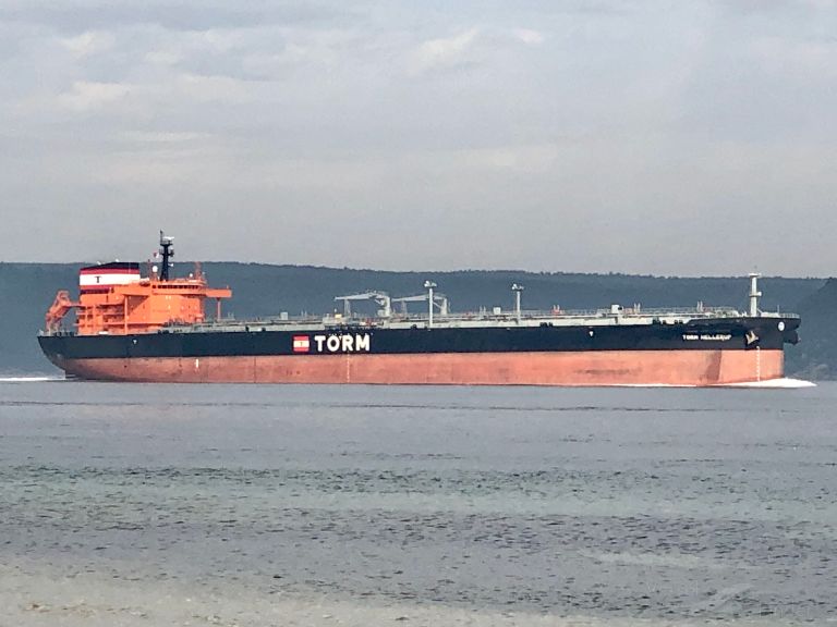 TORM HELLERUP, Crude Oil Tanker - Details and current position - IMO ...