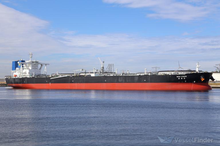 NEW VISION, Crude Oil Tanker - Details and current position