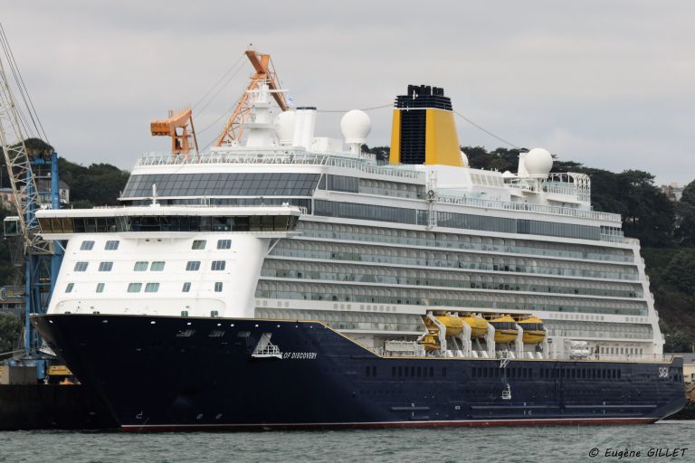 spirit of discovery cruise ship current position