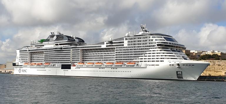 MSC GRANDIOSA, Passenger (Cruise) Ship - Details and current ...