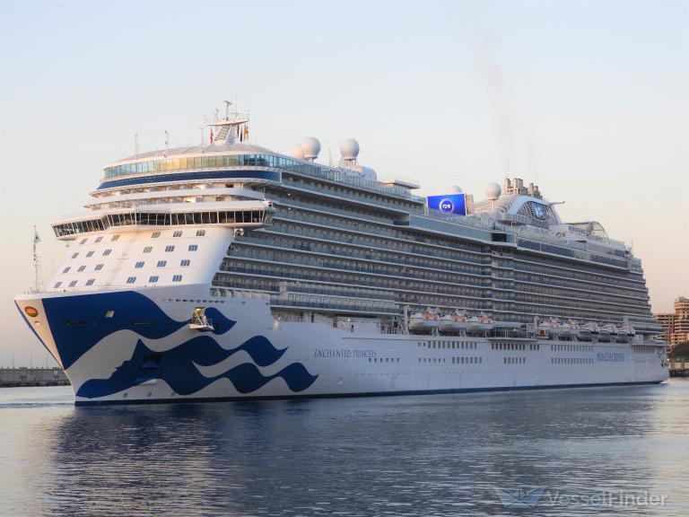 ENCHANTED PRINCESS, Passenger (Cruise) Ship Details and current