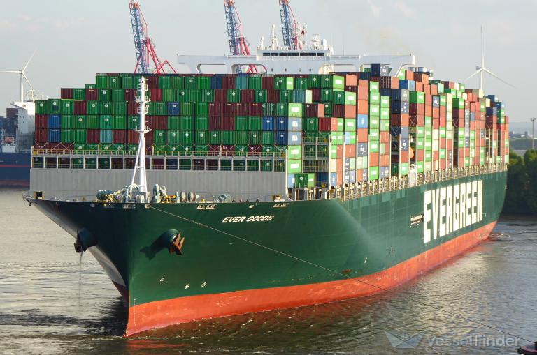 Ever Goods Container Ship Details And Current Position Imo 9810991 Mmsi 371308000 Vesselfinder