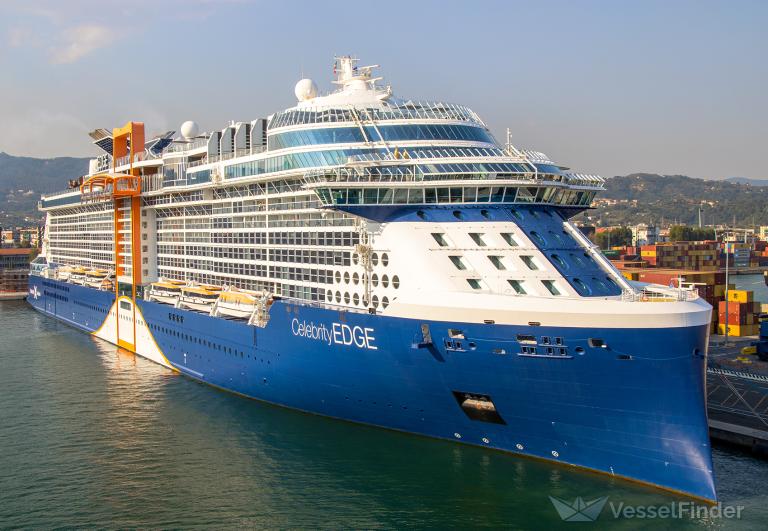 CELEBRITY EDGE, Passenger (Cruise) Ship Details and current position