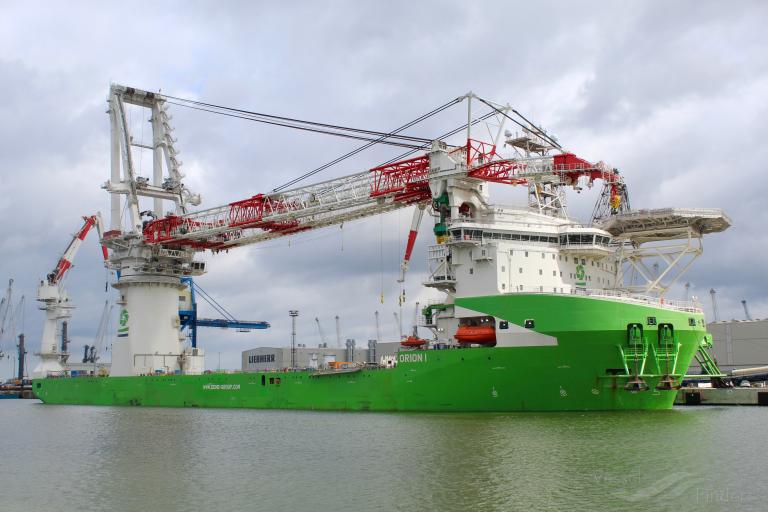 ORION I, Crane Ship Details and current position IMO 9825453 MMSI