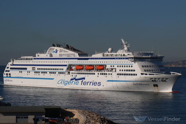 Le navire Moby Dada d'Algérie Ferries arrive à Alger