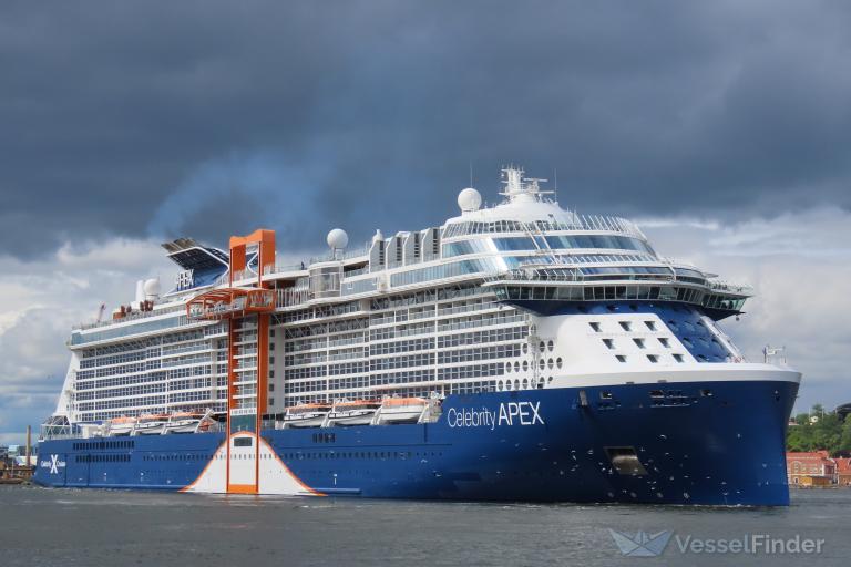 CELEBRITY APEX, Passenger (Cruise) Ship Details and current position