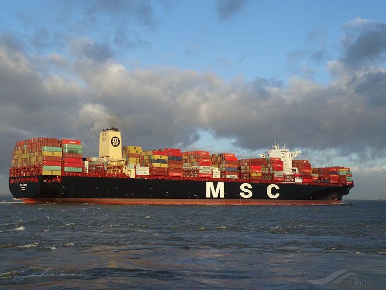Amazon | 世界第2のコンテナ船会社 MSC KANOKOの模型 コンテナ