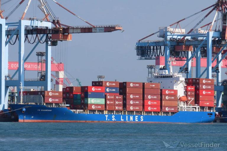 Ts Shanghai Container Ship Details And Current Position Imo Vesselfinder