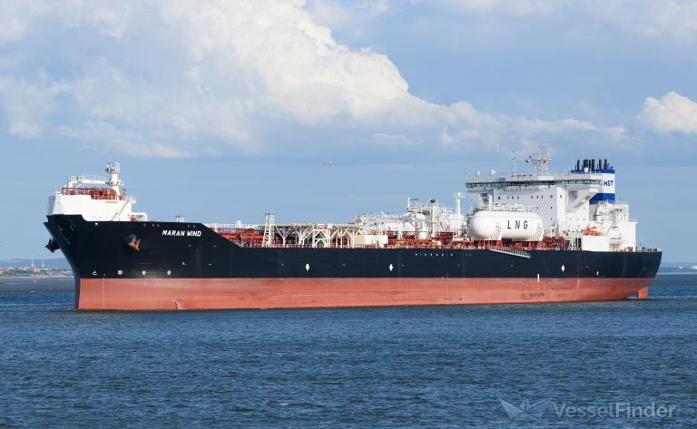 MARAN WIND, Crude Oil Tanker - Details and current position - IMO ...