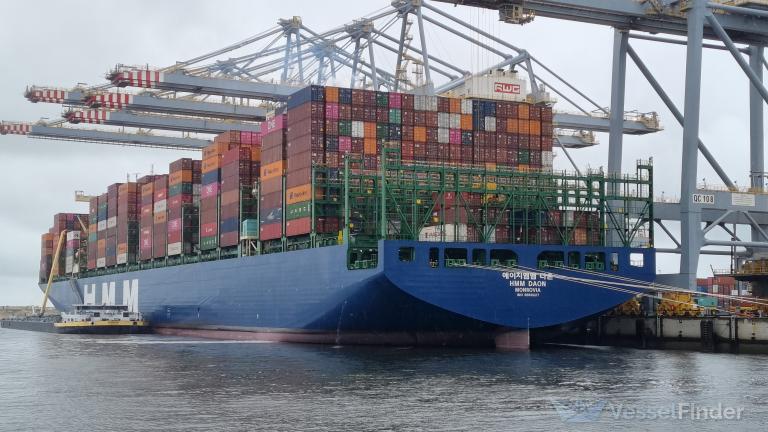 Hmm Daon Container Ship Details And Current Position Imo 9869227 Mmsi 636020743 Vesselfinder