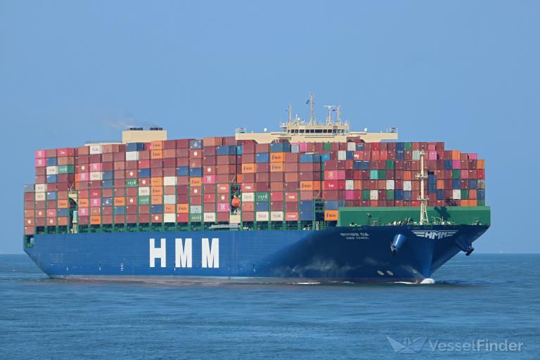 Hmm Hanul Container Ship Details And Current Position Imo Vesselfinder