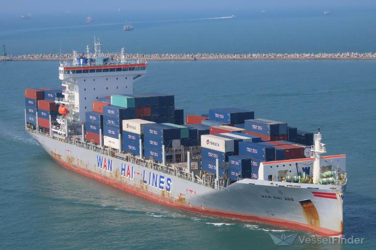 WAN HAI 289, Container Ship - Details and current position