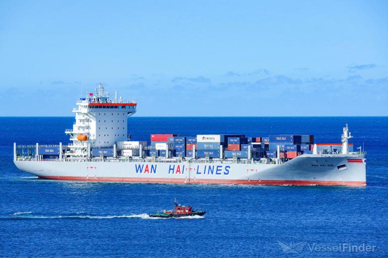 WAN HAI 296, Container Ship - Details and current position