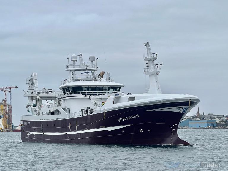 RESOLUTE BF50, Fishing Vessel Details and current position IMO